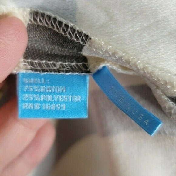 J. McLaughlin Striped Cap Sleeve Swing Shift Dress White Pink Gray Size Small - Picture 5 of 7